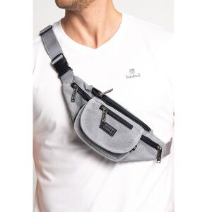 Budmil Multi-pocket Belt Bag - Grey 114192236 - Dressing Accessory