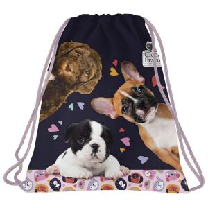 Cleo & Frank Kutyás Tornazsák - Lányoknak - 41x35cm 114192326 - Tornazsák