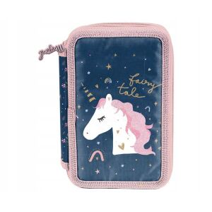 Paso Unikornis Fairy Tale 3 emeletes töltött tolltartó - Unikornis írószer lányoknak - Paso