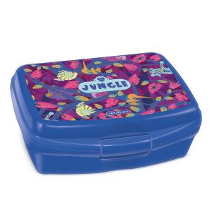 Ars Una Jungle Uzsonnás Doboz - Lila - 16,5x6x13,5 cm 114192980 - Ars Una