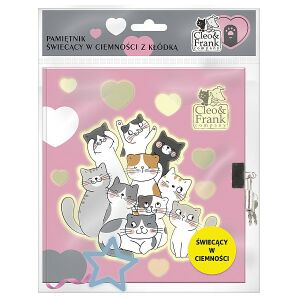 Cleo&Frank Friends cicás kulcsos napló - Napló