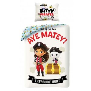 Súprava posteľnej bielizne Gabi's Dollhouse Pirate - Bavlnená obliečka na prikrývku a obliečka na vankúš - Posteľné prádlo - pre mládež a dospelých