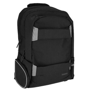 Starpak Black School Backpack with Skateboard Straps - Starpak
