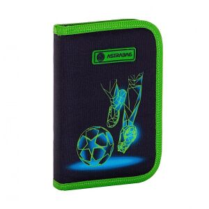 Astra Foci Football Motion kihajtható tolltartó, felszerelt iskolai szett - Astra