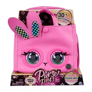 Purse Pets Interactive Crossbody Bag - Holly Hops Bunny 114193764 - Spin Master