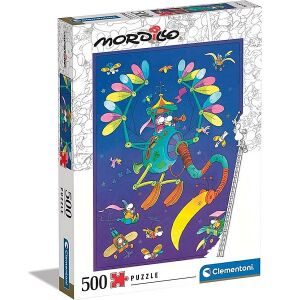 Clementoni Mordillo Utazás Kirakós, 500 darabos, rajzfilm illusztráció - Clementoni Puzzle