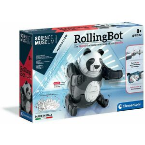 Clementoni Rolling Bot Panda Robot játékszer 8+ éves gyerekeknek, STEM tanulójáték - Clementoni