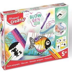 Maped Creativ Fújós Filctoll Készlet gyerekeknek, kreatív játék rajzoláshoz és festéshez airbrush hatással - Filctoll