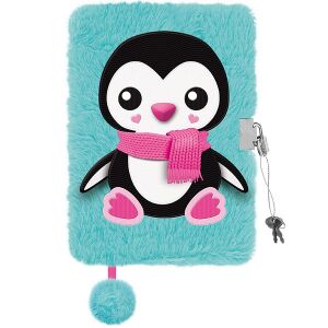 Majewski Plüss Pingvin Napló A5 lakattal és kulccsal - St. Majewski