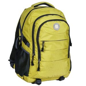 Paso Active mustár sárga iskolai hátizsák három rekesszel - Paso