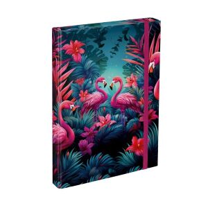 Baagl füzetbox A4 Pink Flamingos 114196168 - Füzetbox