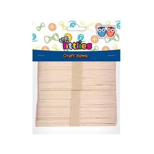 The Littles Craft Items 80 db-os natúr fa spatula csomag