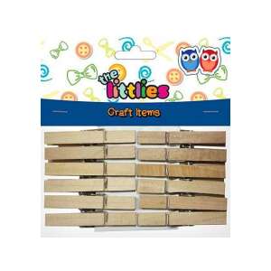 Pinzette aus Naturholz 48mm 12Stück 97020916 - Kunst & Hobby