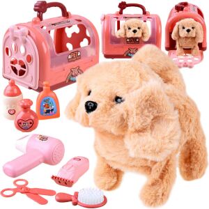 Interactive Plush Dog - Dog Grooming Set 16 x 17 x 9 cm