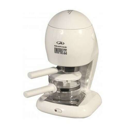Like new - Szarvasi SZV624 Unipress Espresso Coffee Maker 800W, White