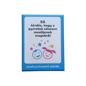 55 pytań, aby zachęcić dzieci do rozmowy o sobie kartach rozmów - Gra rozwojowa dla dzieci w wieku szkolnym