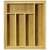 Westmark 14492270 Cutlery holder for kitchen drawer, 29 - 48 cm wide, 5 and 7 compartments, bamboo 97023982