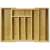 Westmark 14492270 Cutlery holder for kitchen drawer, 29 - 48 cm wide, 5 and 7 compartments, bamboo 97023982