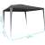 ProGarden 3 x 3 m gray metal frame gazebo, party tent, water and UV resistant, dimensions