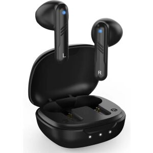 Genius HS-M905BT True Wireless Bluetooth Black Earbuds with Charging Case - Peripheral