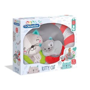 Perna Clementoni Baby Pisicuta pentru statul pe burtă pentru bebeluși 0+ luni în ambalaj - Clementoni Jocuri si jucării educative