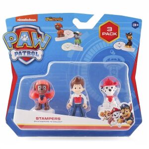 Mancs Őrjárat nyomda 3 db-os szett - Zuma, Ryder, Marshall figurák csomagolásban - PMI