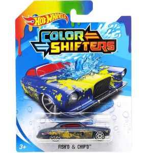 Hot Wheels színváltós Fish'd & Chip'd kisautó a csomagolásban - Mattel