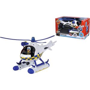 Hasič Sam Policajný vrtuľník hracia súprava s figúrkou Rose - Autá a vozidlá