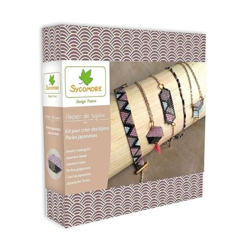 Sycomore Súprava na výrobu šperkov v japonskom štýle - DIY Korálkovanie na náušnice a prívesky