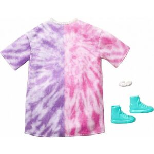 Barbie baba batikolt ruha kék tornacipővel, divatcsomag - Mattel