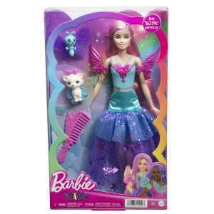 Barbie A Touch of Magic Malibu Víla bábika s krídlami a príslušenstvom - Mattel Baba