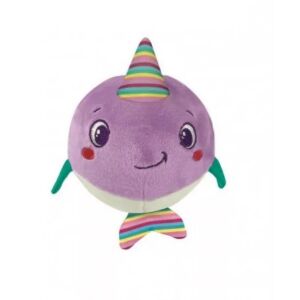 Clementoni Baby Narvál plüss csörgő labda, puha játék csecsemőknek - Csörgő