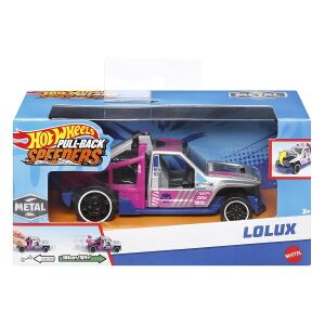 Hot Wheels Pull-Back Speeders Lolux gyűjthető játékautó a csomagolásban - Mattel