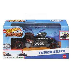 Hot Wheels Pull-Back Speeders Fusion Busta gyűjthető kisautó a csomagolásban - Mattel