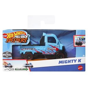 Hot Wheels Pull-Back Speeders Mighty K gyűjthető kisautó csomagolásban - Mattel