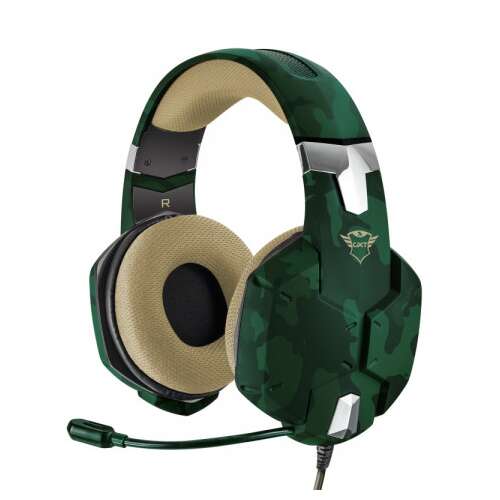 Herné slúchadlá Trust GXT 322C Carus Jungle Edition s mikrofónom