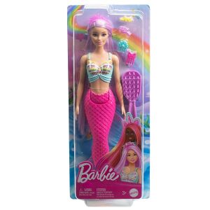 Bábika Barbie Dreamtopia Morská panna s čarovnými vlasmi s príslušenstvom, zabalená - Mattel Baba