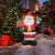 Timeless Tools inflatable Santa Claus Christmas decoration in a yard setting