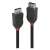LINDY 1.5m DisplayPort cable 1.2, Black Line, DisplayPort to DisplayPort cable, 4K 60Hz, 21.6Gbps bandwidth