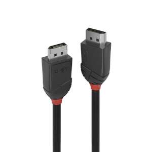 Cablu LINDY DisplayPort 1.5m 1.2, Black Line, Cablu DisplayPort la DisplayPort, 4K 60Hz, lățime de bandă de 21.6Gbps - Porturi Display