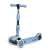 Ricokids 3-in-1 scooter with seat, blue and gray