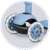Ricokids 3-in-1 scooter with light-up wheels, blue and grey