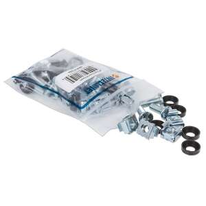 Manhattan 713658 M6 Cage Nuts, Screws, and Washers Kit (100 pieces) - Manhattan