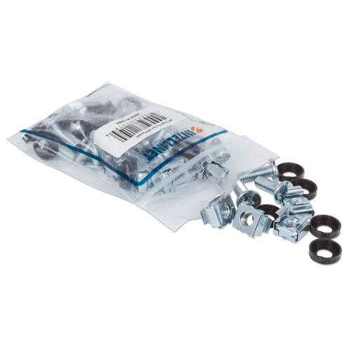 Manhattan 713658 M6 Cage Nuts, Screws, and Washers Kit (100 pieces)