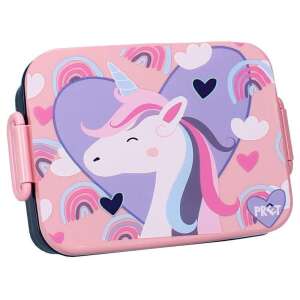 Różowe pudełko na lunch z wzorem jednorożca, marka Pret - Pojemnik na żywność i napoje dla dzieci