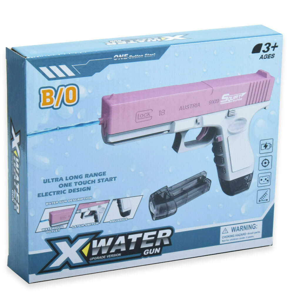 Elektromos vízipisztoly, játék, 3év+