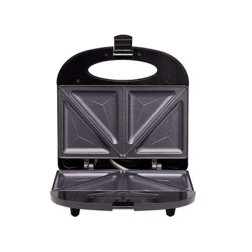 LaFe TSZ-008 4-slice sandwich maker, open, black, non-stick, with automatic thermostat