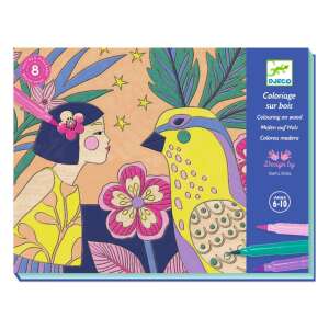 Работилница по рисуване на дърво, Момичета и цветя, Djeco