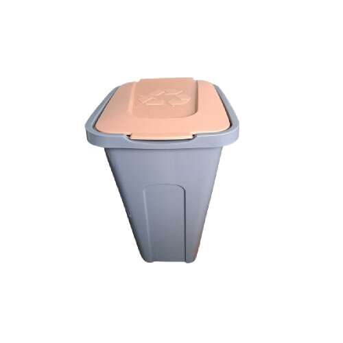 JO-GREG 30L barna szelektív hulladékgyűjtő fedéllel