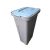 JO-GREG 30L kék fedeles szelektív hulladékgyűjtő, zárt